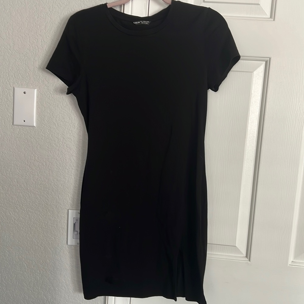 Black sheik t shirt dress
